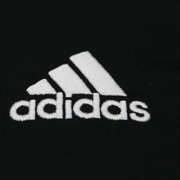 Adidas Boys Youth M (10/12) Black Track Jacket 3-Stripes Full Zip - Picture 4 of 6